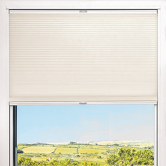 Duette® TruFit® Sample - Dim Out Pastel Parchment - Blinds4All.co.uk