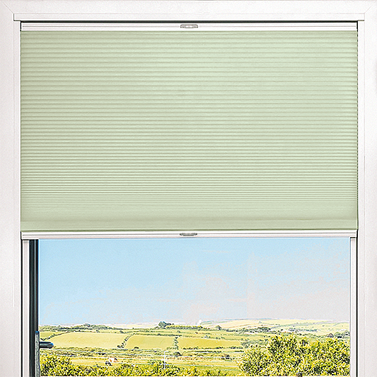 Duette® TruFit® Sample - Dim Out Fog Green - Blinds4All.co.uk