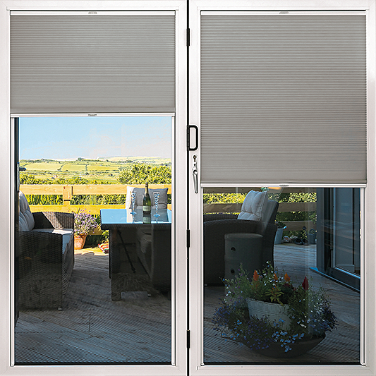 Duette® TruFit® Sample - Room Darkening Agate Grey - Blinds4All.co.uk