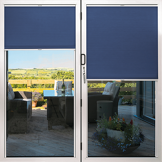 Duette® TruFit® Sample - Room Darkening India Ink - Blinds4All.co.uk