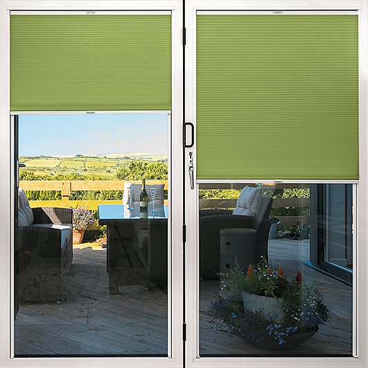 Duette® TruFit® Sample - Dim Out MardiGrass - Blinds4All.co.uk