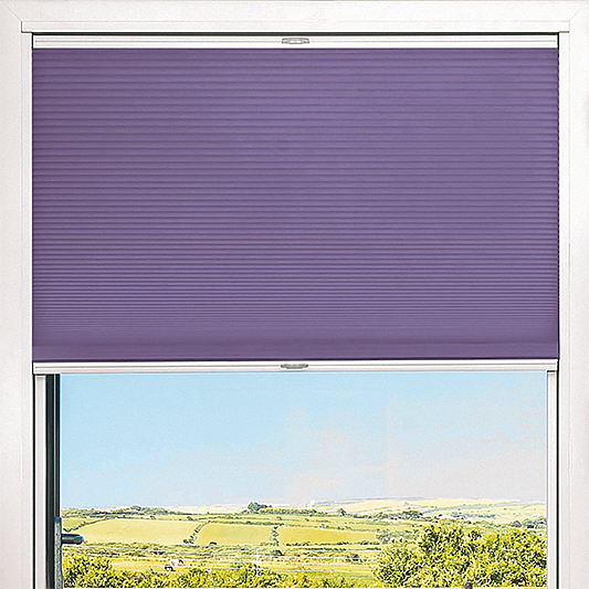 Duette® TruFit® Sample - Room Darkening Rich Amethyst - Blinds4All.co.uk