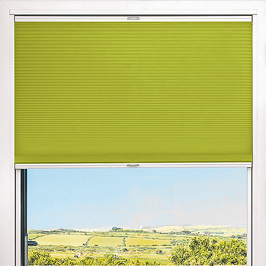 Duette® TruFit® Sample - Room Darkening Bright Spring - Blinds4All.co.uk