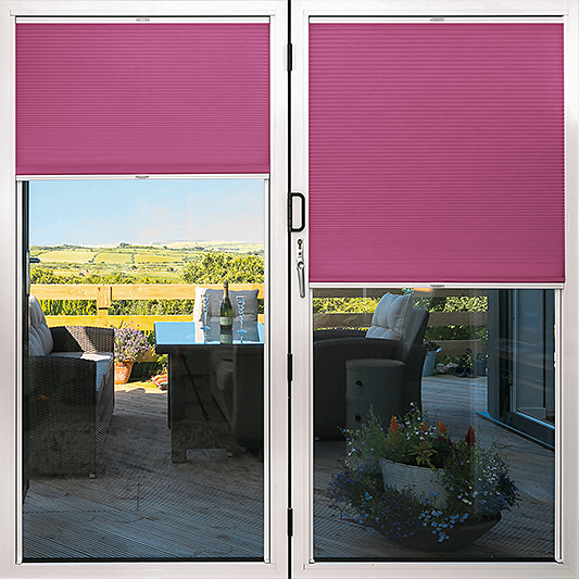 Duette® TruFit® Sample - Room Darkening Rose Bush - Blinds4All.co.uk
