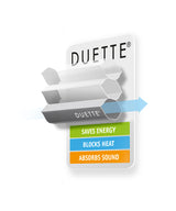 Duette® MultiFit Blind Room Darkening Pearl Light Grey - Blinds4All.co.uk