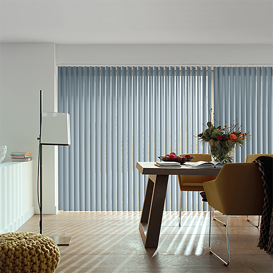 Palette Smokey Blue Vertical Blind