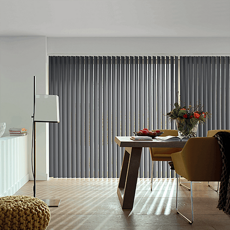 Banlight Duo Black Vertical Blind