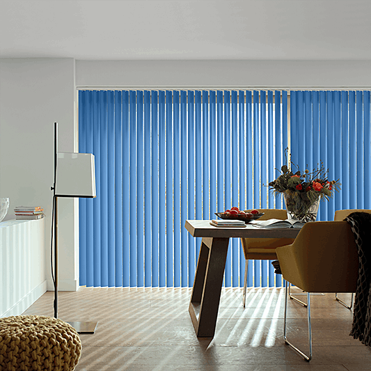 Banlight Duo Blue Vertical Blind