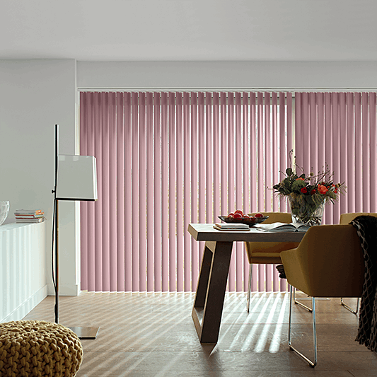 Banlight Duo Pink Vertical Blind