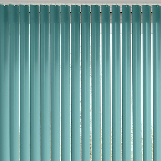 Banlight Duo Turquoise Vertical Blind