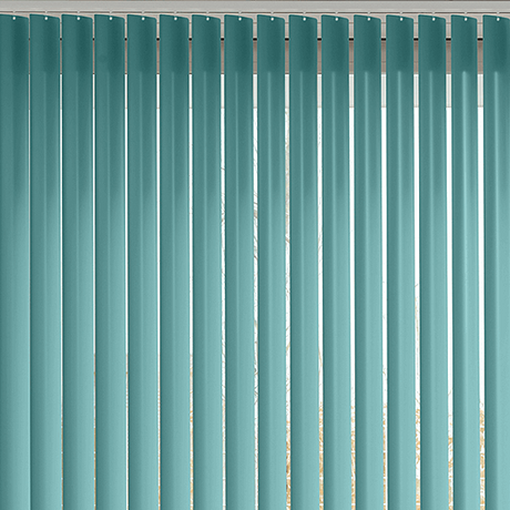 Banlight Duo Turquoise Vertical Blind