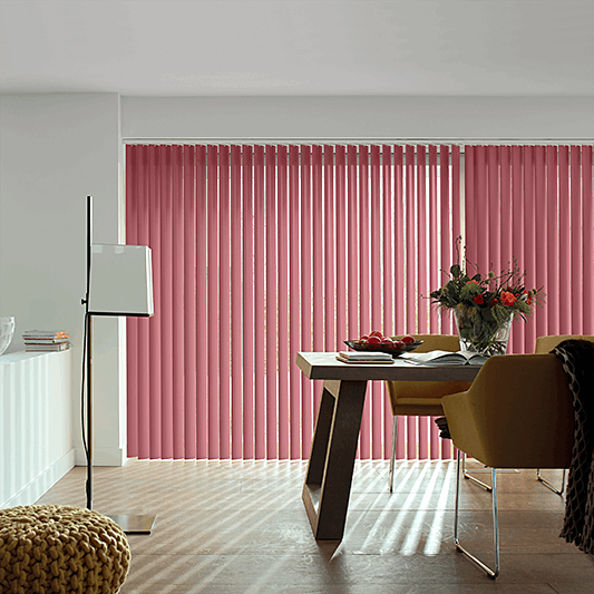 Banlight Duo Cerise Vertical Blind