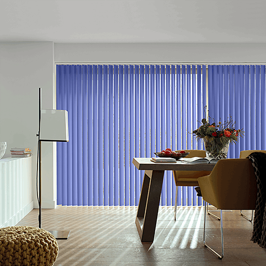 Banlight Duo Glacier Blue Vertical Blind