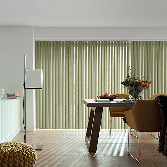 Banlight Duo Green Vertical Blind