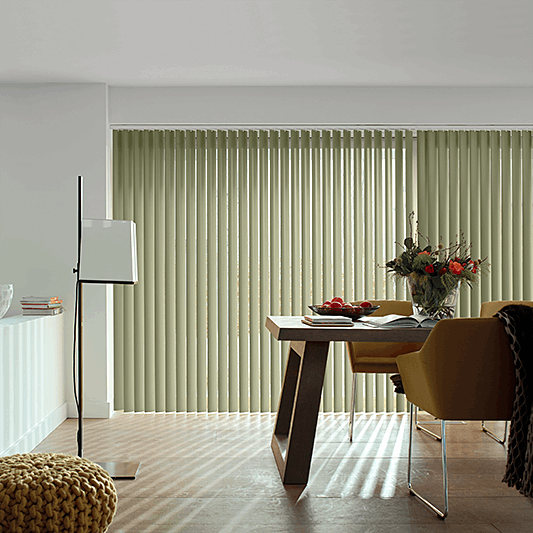 Banlight Duo Green Vertical Blind