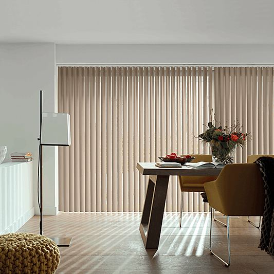 Banlight Duo Almond Vertical Blind