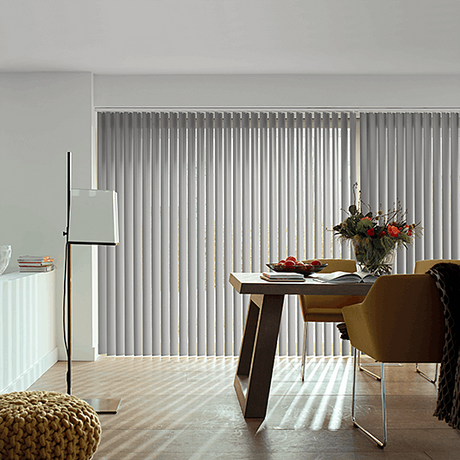 Banlight Duo Pale Grey Vertical Blind