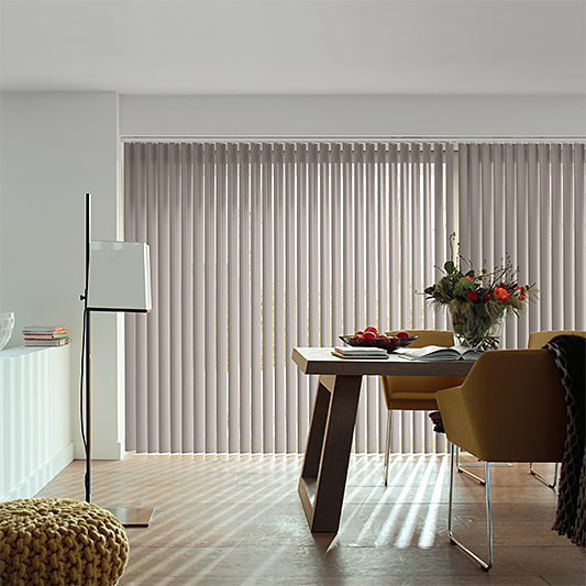 Splash Taupe Vertical Blind