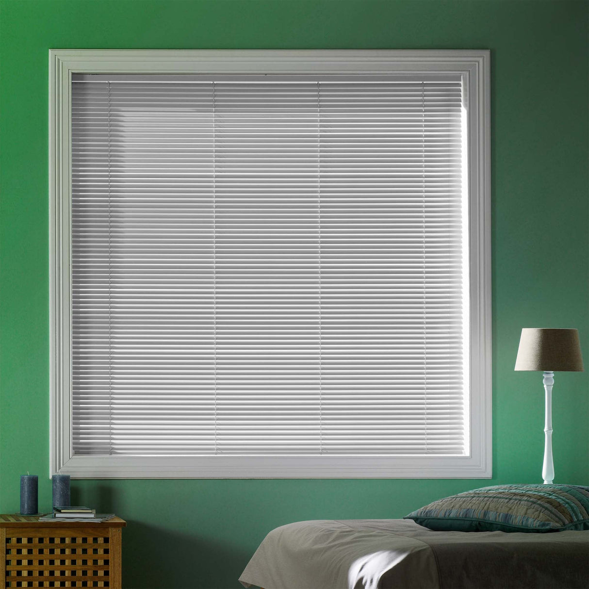 Perfect Fit Metal Venetian Sample - Woodline (9412) 25mm - Blinds4All.co.uk