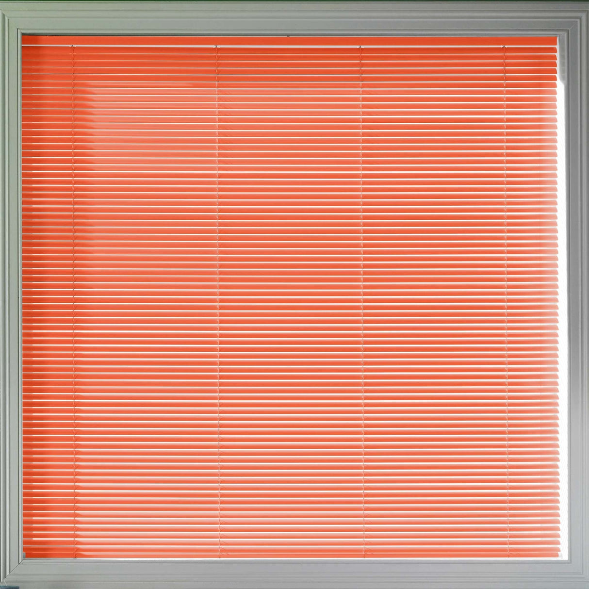 Perfect Fit Metal Venetian Sample - Flame 25mm - Blinds4All.co.uk