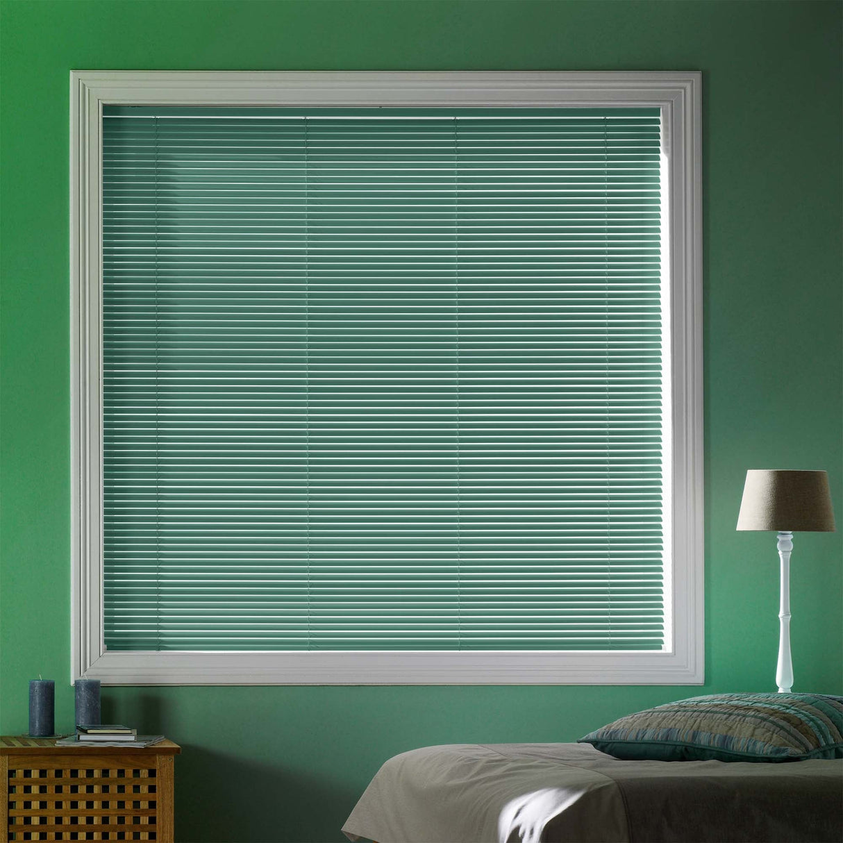 Perfect Fit Metal Venetian Sample - Hunter 25mm - Blinds4All.co.uk