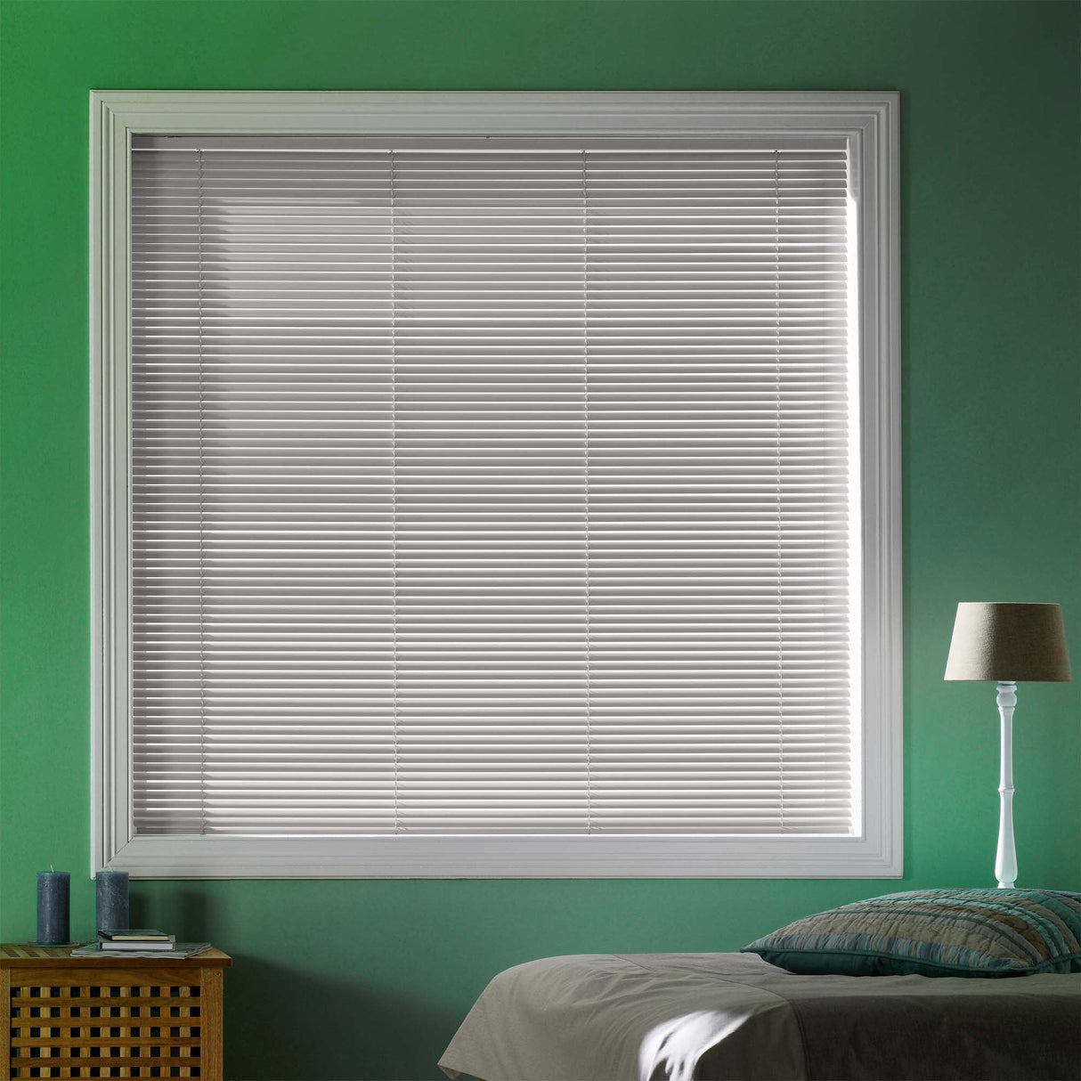 Perfect Fit Metal Venetian Sample - Mono Mud 25mm - Blinds4All.co.uk