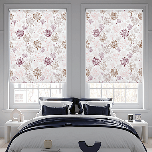 Ashdown Mulberry Roller Blind - Battery Powered