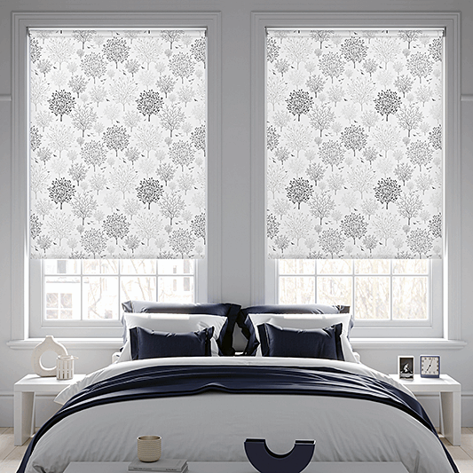 Ashdown Snowdrop Roller Blind - Battery Powered