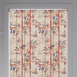 Bamboo Coral Roller Blind - Battery Powered