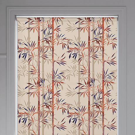 Bamboo Coral Roller Blind