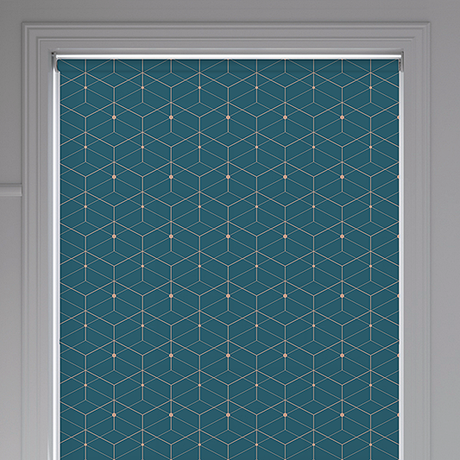 Circuit Peacock Roller Blind