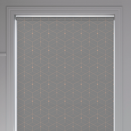 Circuit Pewter Roller Blind