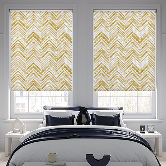 Mudcloth Ochre Roller Blind