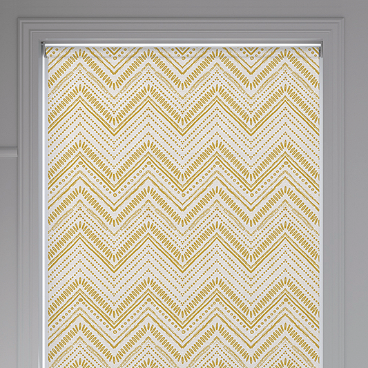 Mudcloth Ochre Roller Blind