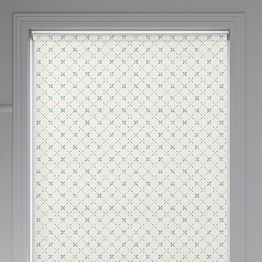 Trellis Periwinkle Roller Blind - Blinds4All.co.uk