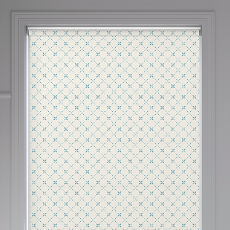 Trellis Periwinkle Roller Blind