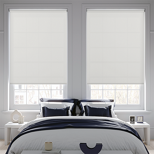 Banlight Duo FR White Roller Blind