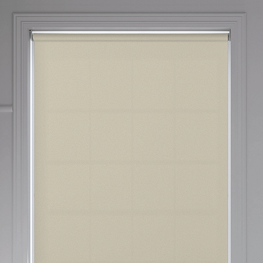 Banlight Duo FR Vanilla Roller Blind - Battery Powered