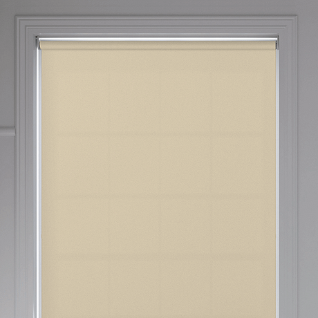 Banlight Duo FR Beige Roller Blind - Battery Powered