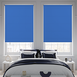 Banlight Duo FR Blue Roller Blind