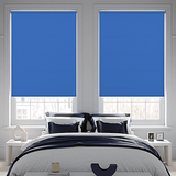 Banlight Duo FR Blue Roller Blind