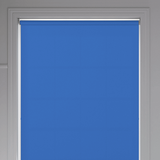 Banlight Duo FR Blue Roller Blind - Battery Powered