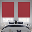 Banlight Duo FR Cerise Roller Blind - Battery Powered