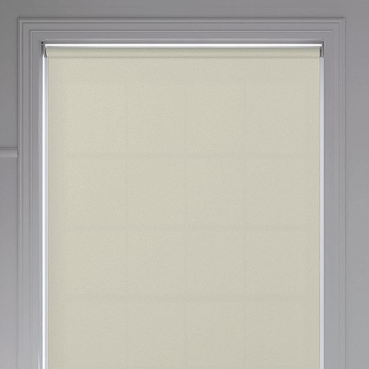 Banlight Duo FR Angora Roller Blind - Battery Powered