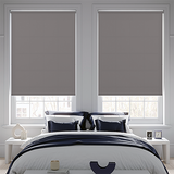 Banlight Duo FR Concrete Twist Fit Roller Blind