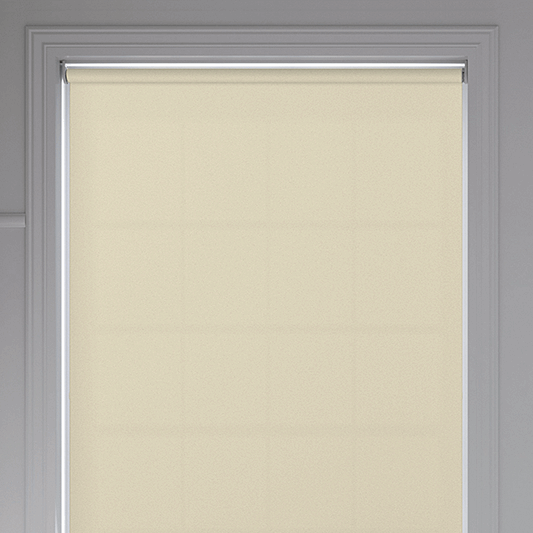 Banlight Duo FR Linen Roller Blind - Battery Powered