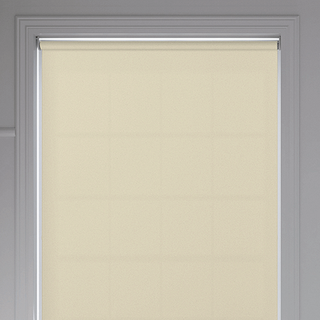 Banlight Duo FR Linen Roller Blind - Battery Powered