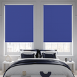 Banlight Duo FR Glacier Blue Roller Blind - Battery Powered