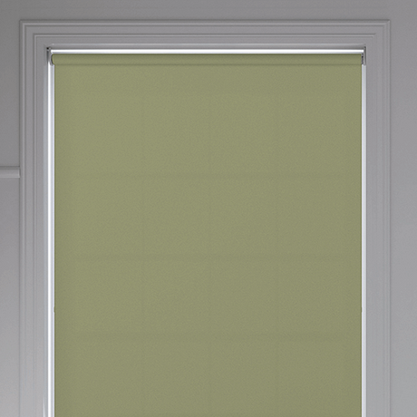 Banlight Duo FR Green Roller Blind - Battery Powered