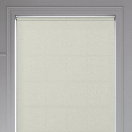 Banlight Duo FR Calico Roller Blind - Battery Powered